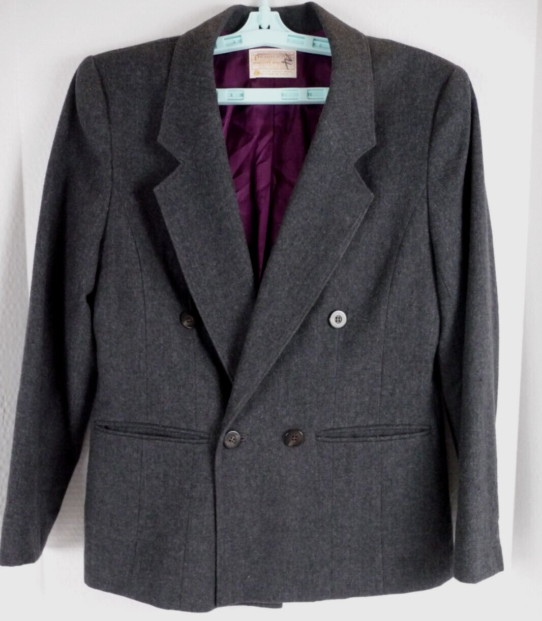 PENDLETON Two-Button Blazer Jacket Virgin Wool Wo… - image 1