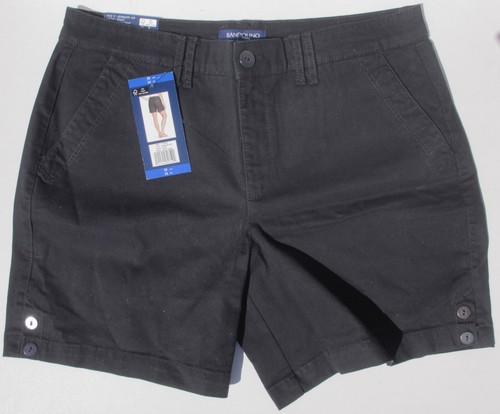 Ladies Bandolino Violet Shorts Cotton Soft Touch Blue Black UK 8 10 12 14 16 NEW - Picture 10 of 23
