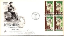 FDC 1964 SC #1245 Artcraft Cachet - Martinez CA - Block Of 4 - J5983
