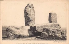 A638 England Stonehenge Stones in Outer Circle vintage postcard