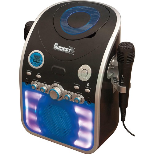 Karaoke Machine with Bluetooth CD CDG Discs Party Package Disco Light Modern Son - Picture 2 of 5