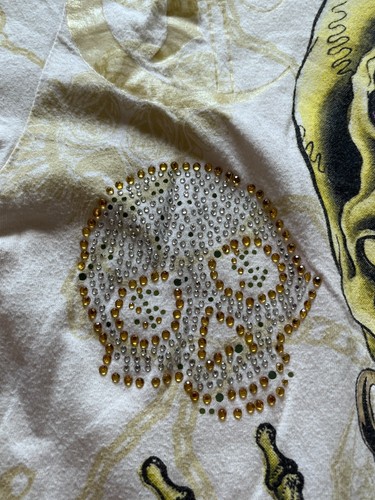 CHRISTIAN AUDIGIER SKULL Y2K TEE SIZE S - Picture 8 of 15