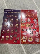 Sanrio Christmas Sheet Seal Stickers 2 Sheets Cute Holiday Decoration New