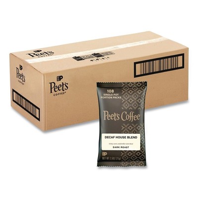 Peet's Coffee & Tea 504913 2.5 oz. Decaf Coffee Portion Packs (18/Box) New