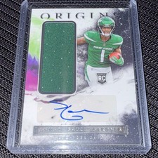 2022 Panini Origins Football Ahmad 'Sauce' Gardner Rookie Auto Patch #181 Jets