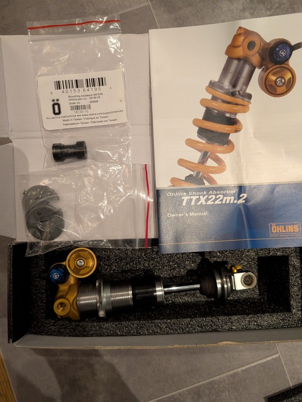 Ohlins Ttx22m2  Coil Shock 205x65 57.5 60 62.5 2025