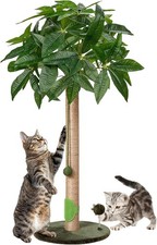 Cat Scratching Post Tall Sisal Rope Cat Scratcher for Indoor Cats with Cat