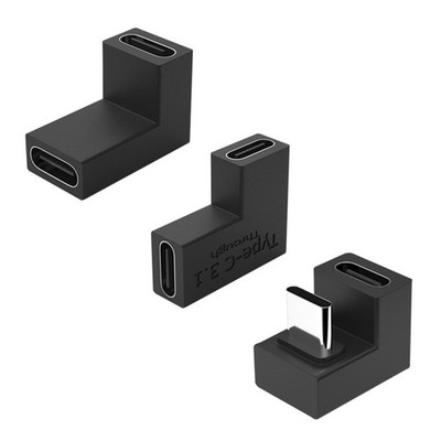 USB 3.1 Type-C Adapter Elbow Charger Data Cable USBC USB C Adapter for Cellphone