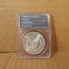 1881-S Morgan Silver Dollar PCGS MS63 Old Graded Case Antique US Currency Coin