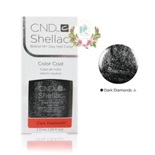 CND Shellac UV Gel Polish 0.25 oz NIB Dark Diamonds