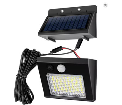 32 LED Solar Wall Light PIR Motion Sensor Outdoor Garden Waterproof Wall Lamp