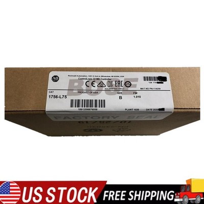 Sealed 1756-L75 /B ControlLogix Logix5575 Processor 32 MB Controller US Free Tax