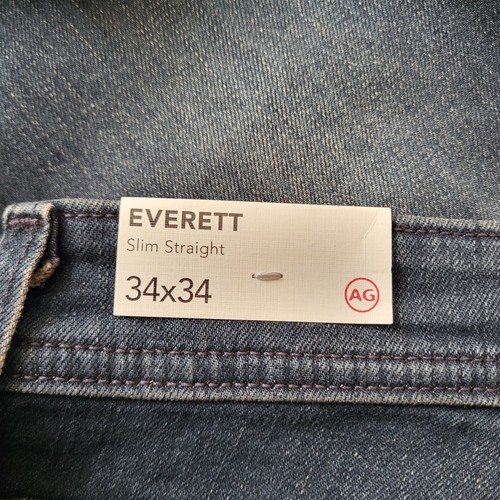 AG Adriano Goldschmied Everett Slim Straight Jeans Herren Größe 34X34 - Bild 3 von 7