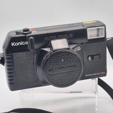 VTG. KONICA C35 MF 35 mm FILM CAMERA POINT  SHOT 38mm lens UNTESTED  PARTS