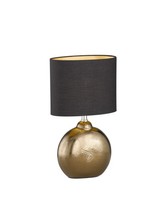 Fischer & Honsel Tischleuchte Foro BH 23X36 Cm Braun Tischlampe