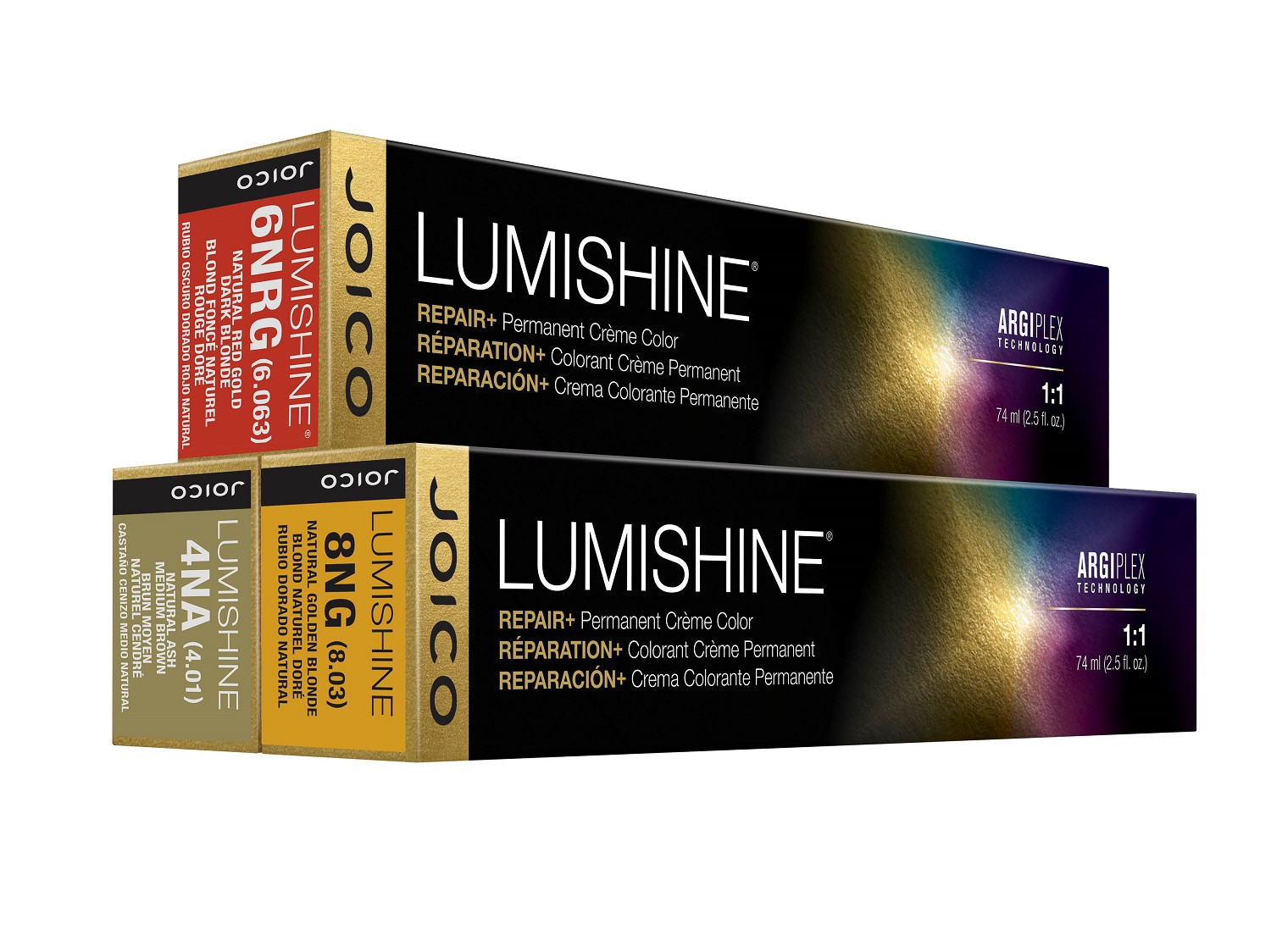 Восстанавливающий крем Joico LumiShine+ Стойкий крем-краситель Haarfarbe, 74 мл / 5 мл OVP NEU