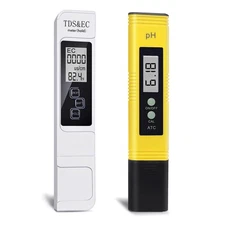 PH Meter, TDS Meter Combo, Pool Water Test Kit, PH Tester Digital, PPM Meter,...