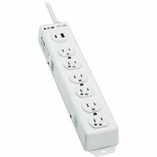 Tripp Lite Safe-IT UL 1363 6-Outlet Medical-Grade Power Strip, 15 ft. Cord