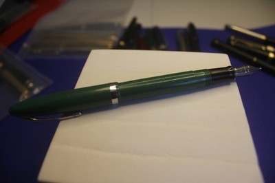 Sheaffer Craftsman Pastel Green Tip-Dip Touchdown Pen 1953-c1963
