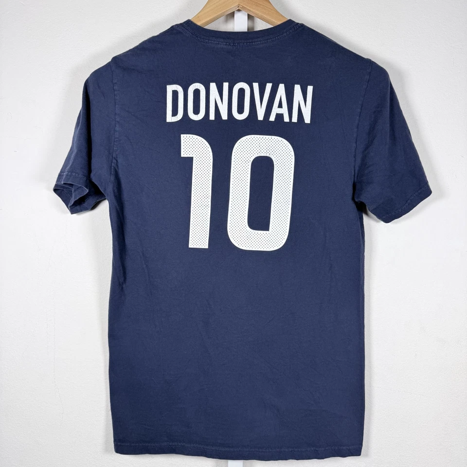Camiseta Landon Donovan #10 Nike Equipo Nacional de Fútbol de Estados Unidos Azul - Pequeña Foto 2 de 4
