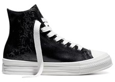 Size 11 - Converse Chuck Taylor All Star Throwback Hi Waxed Denim Black - New