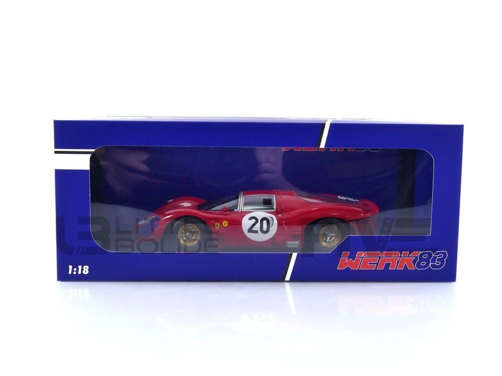 WERK83 1/18 フェラーリ 330P3 #20 ルマン24H 1966 1:18 Ferrari 330 P3 Coupé #20 24h Le Mans 1966 Scarfiotti