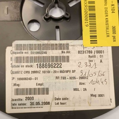 TSX-3225 26MHz (15 Stück)
