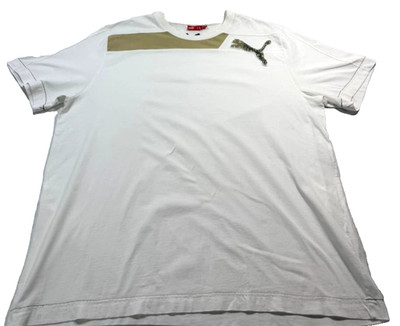 Weißes Puma Herren Graphic T-Shirt - Größe Xxl