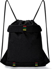 Drawstring Backpack Waterproof Gym Backpack with Pockets,Drawstring Bags Swim Ba