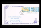 US COVER YORKTOWN AND VIRGINIA CAPES FDC OLD IRONSIDES SAILS SEA USCS CACHET