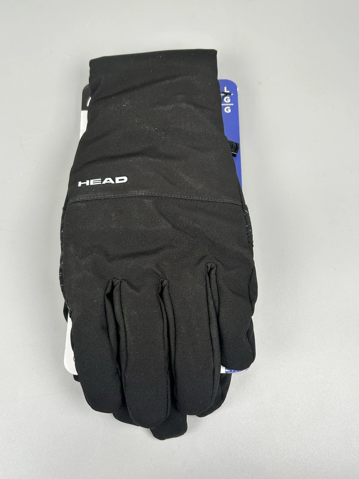 Head Men's Waterproof Hybrid Gloves Large Black Windproof Touchscreen Compatible
