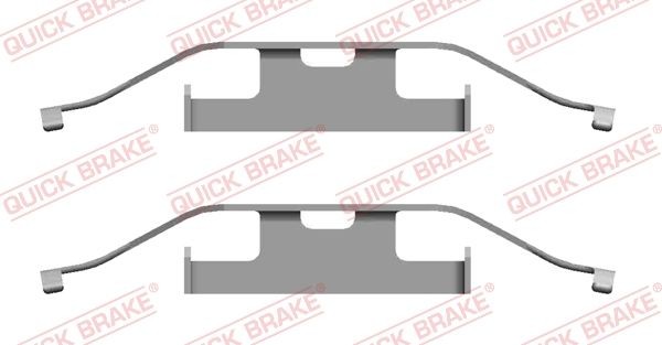 Quick Brake ZubehöRsatz, Scheibenbremsbelag Hinten FüR VW-image