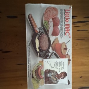 Hamilton Beach Dominion Little Mac 60 Second Burger Machine Vintage 130W