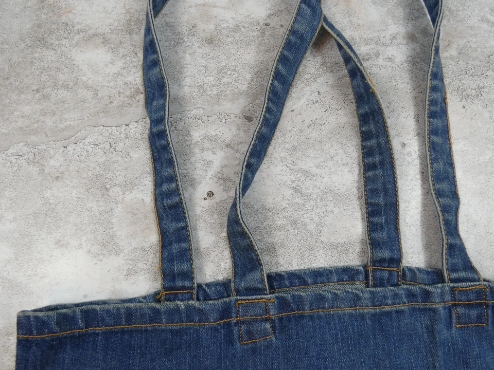 Винтажная сумка-тоут American Eagle Jean синяя джинсовая сумка для переноски через плечо пригородная сумка - Изображение 4 из 4