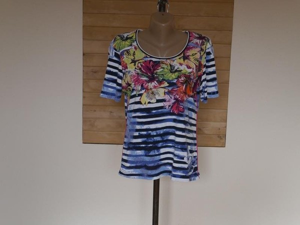 Women Gerry Weber Shirt Navy 40 / L / 48 #84FR
