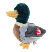 Ty Beanie Babies Buddy - Jake the Mallard Duck - Large 13" - 1998 - w/ Beanies