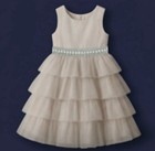 American Princess, Pink Tulle Dress, Size 5. Pearls and Rhinestones On The Belt. — photo 1