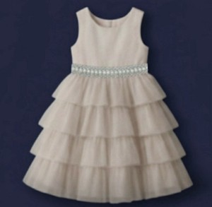 American Princess, Pink Tulle Dress, Size 5. Pearls and Rhinestones On The Belt.
