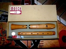 Fast wie neu! Moeck 232 Alt-Blockflöte, deut. Griffw., Doppelloch, klarer Klang!