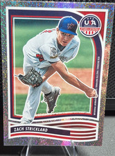 Panini 2024 Stars and Stripes Zach Strickland #119 USA Baseball NTDP Card