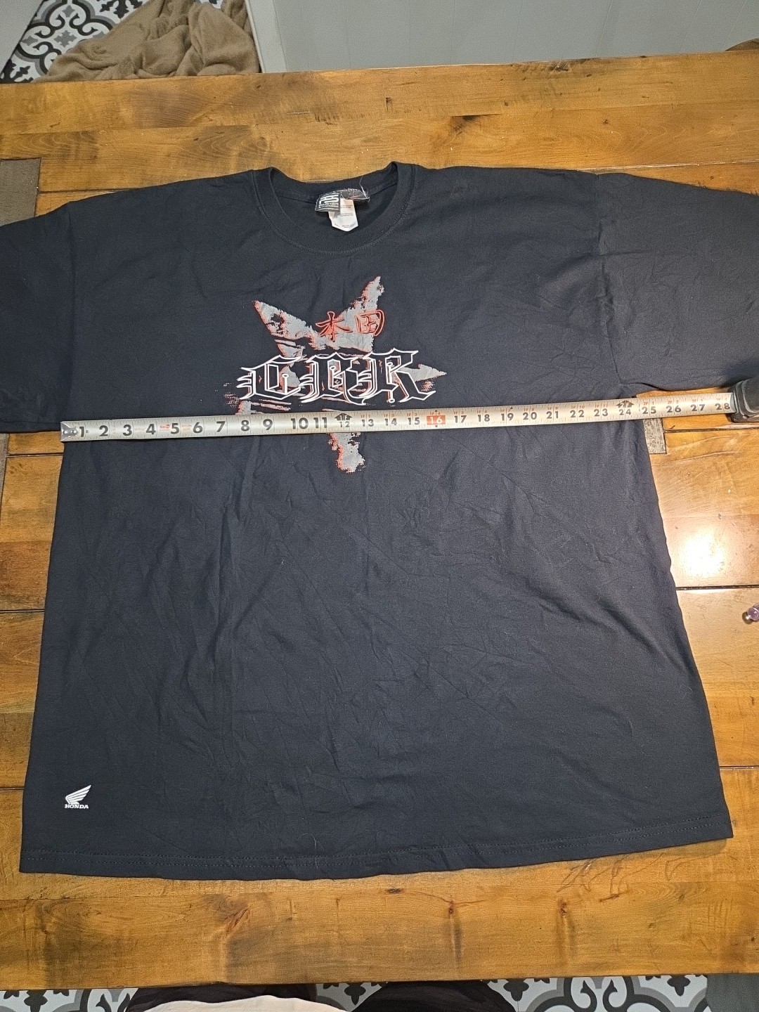 Official Honda CBR Graphic Shirt Mens 2XL Distressed Motorcycle Racing Sportbike image 8