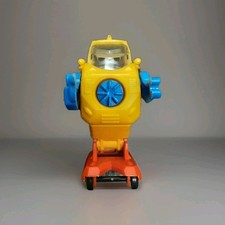VINTAGE BRUDER MINI MINIATURE ROBOT SPACE TOY - WEST GERMANY - YELLOW BODY
