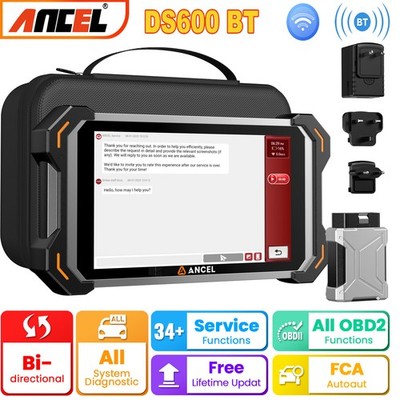 ANCEL DS600 BT All System Bidirectional Scanner Diagnostic Tool DPF Regeneration