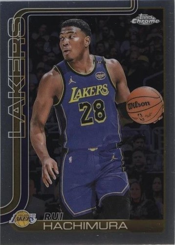 2025–26 Topps Chrome Rui Hachimura Autograph #TAU-RHA GREEN 