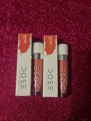 2x ☆ Dose Of Colors Lip Glosses In HAPPY HOUR ☆ Full Size - Image 1 of 2