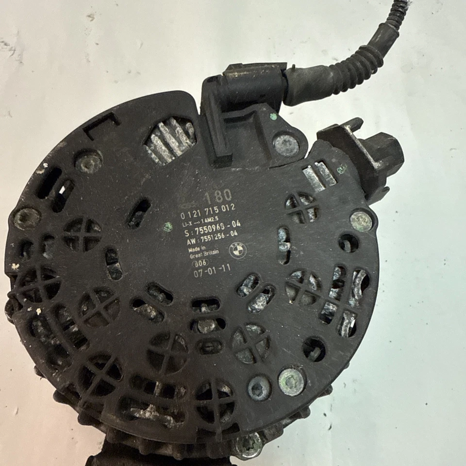 ОРИГИНАЛЬНЫЙ 2007-2013 BMW 328 XI ГЕНЕРАТОР ПЕРЕМЕННОГО ТОКА 180 АМПЕР 7550968 180A 0121715012 - Изображение 4 из 4