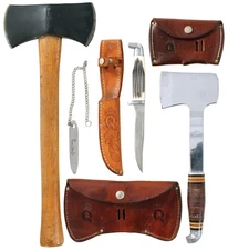 Spectacular Set of Unused Woodsman's Edge Tools - Queen Cutlery - mjdtoolparts