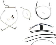 Magnum Designer Handlebar Control Cable Kit Sterling Chromite II 387551