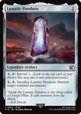 Lunatic Pandora #262 (Foil) (LP) Final Fantasy FIN Magic MTG