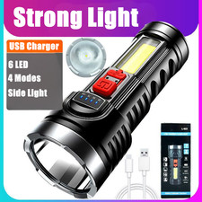 High Power 9900000LM Rechargeable LED Torch Home Outdoor Tactical Led Flashlight
